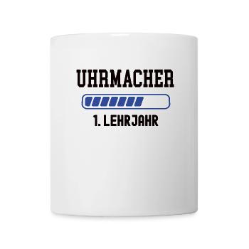 Ausbildung Uhrmacher 1. Lehrjahr Lehre Juwelier - Tasse - Weiß - Vorne