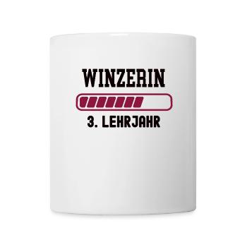 Ausbildung Winzerin 3. Lehrjahr Winzer Lehre - Tasse - Weiß - Vorne