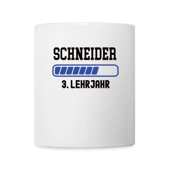 Ausbildung Schneider 3. Lehrjahr Schneiderei Lehre - Tasse - Weiß - Vorne