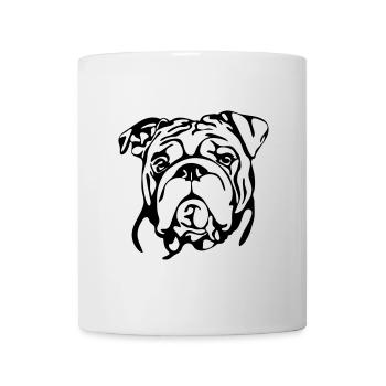 ENGLISH BULLDOG canine dog Wilsigns - Mug - white - Front
