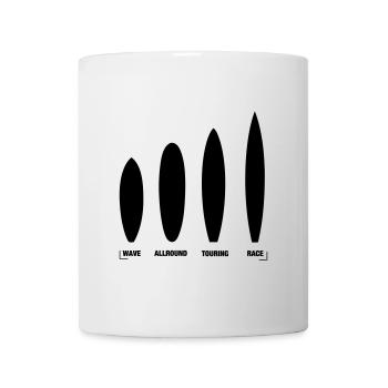 Board types in stand up paddling - Mug - white - Front