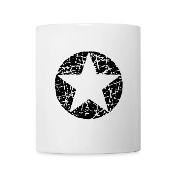 Étoile vintage 2 - Mug blanc - blanc - Devant