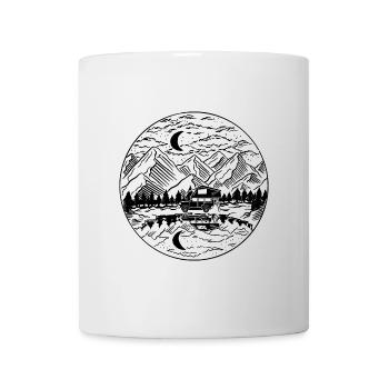 Dachzelt Camper | Camping Geschenk Dachzelten - Tasse - Weiß - Vorne