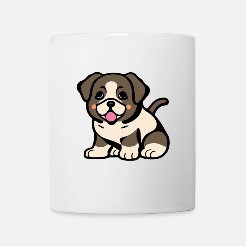 Juste un chien mignon - Mug blanc - blanc