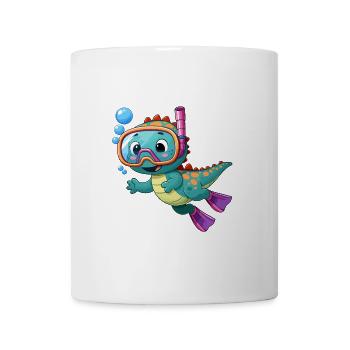 Designs For Kids – Funny Dinos | Dinosaur - Mug - white - Front