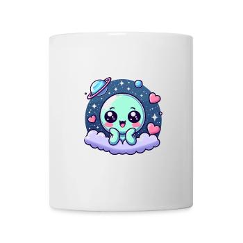 Designs For Kids – Freundliche Aliens - Tasse - Weiß - Vorne