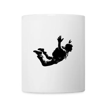 Fallschirmsport Hobby Mann Fallschirmsprung Flug - Tasse - Weiß - Vorne