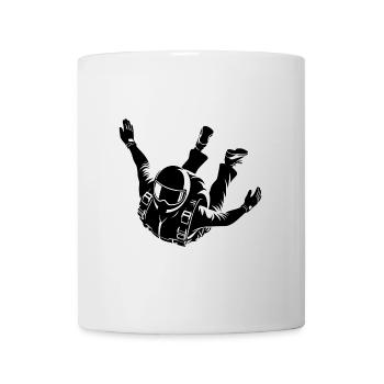 Phase de vol parachute entraînement saut en parachute - Mug blanc - blanc - Devant