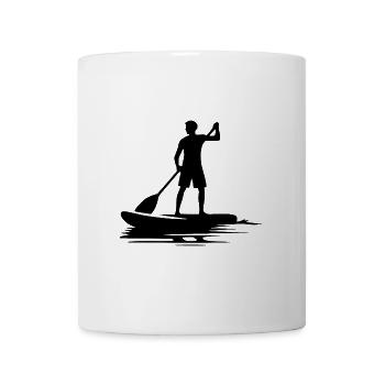 Paddelwanderung Stand Up Paddling Tour - Tasse - Weiß - Vorne