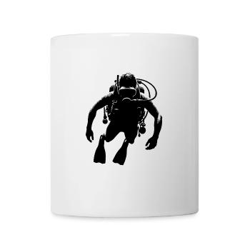 Floating Scuba Diver Diving Club Design - Mug - white - Front