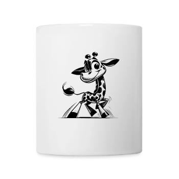 Mignon Dessin De Bébé De Petites Girafes - Mug blanc - blanc - Devant