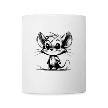 Mignon Enfants Bébé Souris - Mug blanc - blanc - Devant