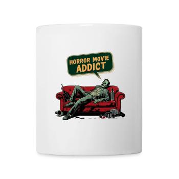 Horrorfilm Zombie Illustration - Tasse - Weiß - Vorne