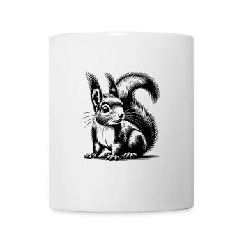 Baby Kids Squirrel Pencil Drawing - Mug - white - Front