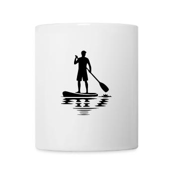 Paddle Enthusiasm Stand Up Paddling - Mug - white - Front