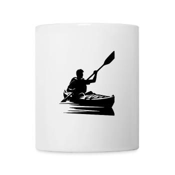 Kayak de rivière Bateau Équipement de relaxation - Mug blanc - blanc - Devant