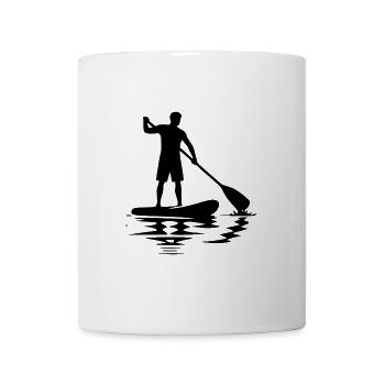 Paddle Equipment Stand Up Paddling Training - Mug - white - Front