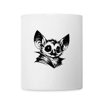 Niedliches Fledermaus Baby Kinder Bleistiftskizze - Tasse - Weiß - Vorne