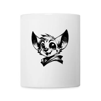 Funny Kids Bat Vampire Drawing - Mug - white - Front