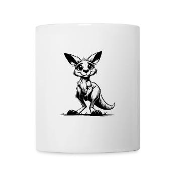 Mignon mignon bébé kangourou australien mignon - Mug blanc - blanc - Devant