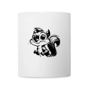 Squirrel Portrait Children Pencil Sketch - Mug - white - Front