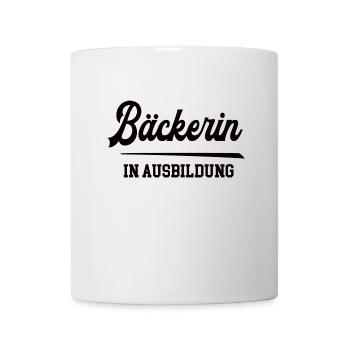 Bäckerin in Ausbildung Bäckerausbildung Lehre - Tasse - Weiß - Vorne