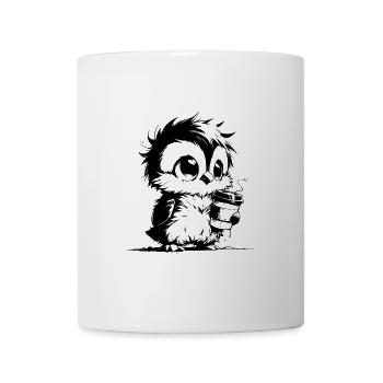 Cute little fuzzy tired coffee Kautz - Mug - white - Front