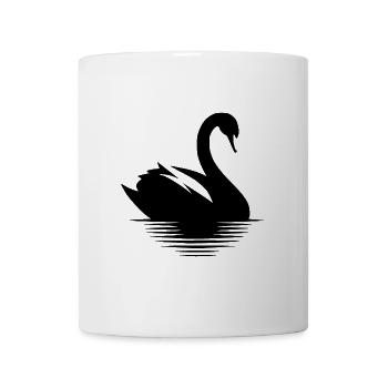 Stolzer Schwan Wasservogel Portrait - Tasse - Weiß - Vorne