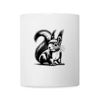 Children's Sketch Squirrel Pencil Drawing - Mug - white - Front