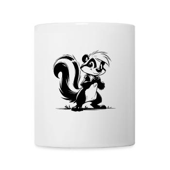 Kids Skunk Pencil Drawing Sketch - Mug - white - Front