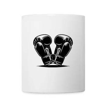 Boxhandschuhe bereit für den nächsten Boxkampf - Tasse - Weiß - Vorne
