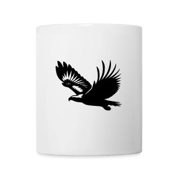 Seeadler auf breiten Schwingen im Aufwind - Tasse - Weiß - Vorne
