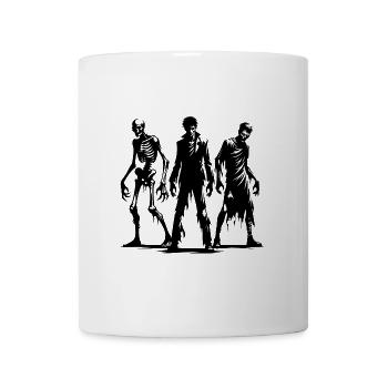 Scary Creepy Halloween Zombie Group - Mug - white - Front
