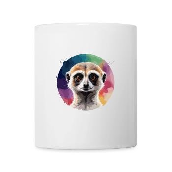 Meerkat Colorful Cool Vector Design - Mug - white - Front