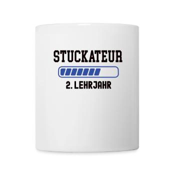 Ausbildung Stuckateur 2. Lehrjahr Stukkateur Lehre - Tasse - Weiß - Vorne