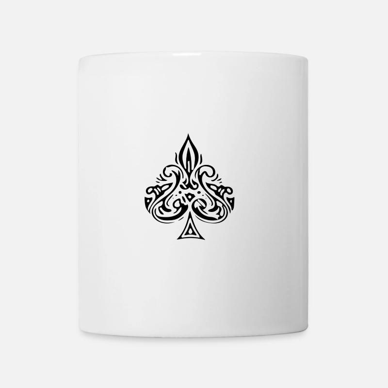 Pique de pique - Mug blanc - blanc