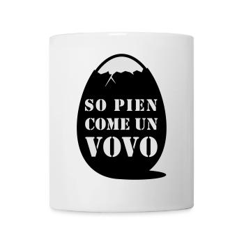 so pien come un vovo - I am full like an egg - Mug - white - Front