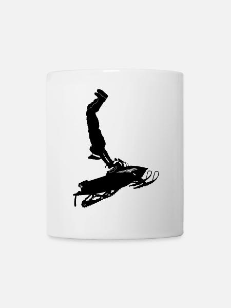 Snowmobile cleasanna tiománaí - Mug - white