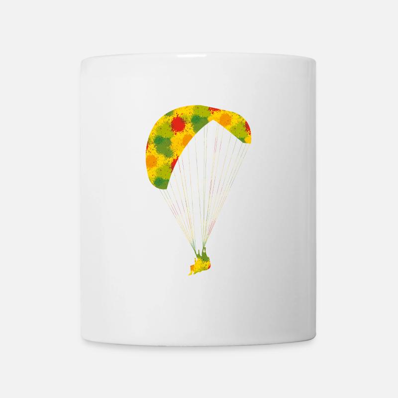 Gleitschirm - Tasse - Weiß