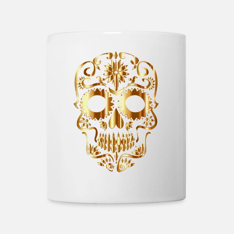 crâne - Mug blanc - blanc