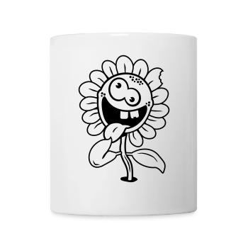 Crazy Flower 1c - Mug blanc - blanc - Devant