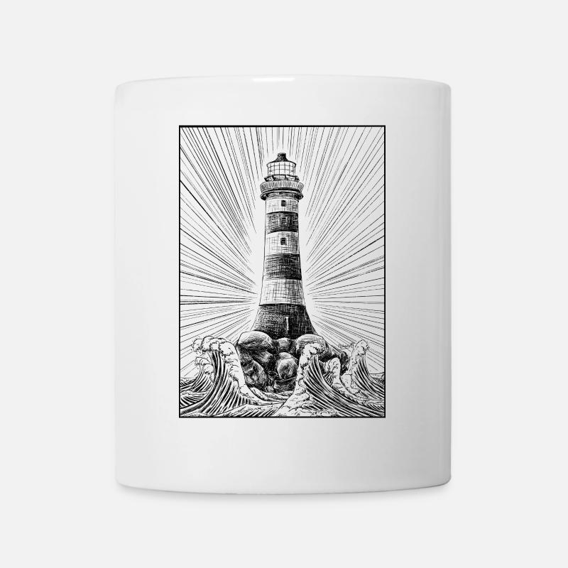 Lighthouse - Tasse - Weiß