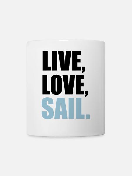 voile - Mug blanc - blanc