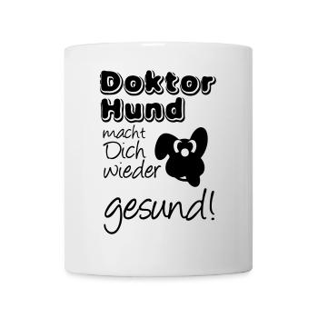 Doktor Hund Tier Haustier Gesundheit Geschenk - Tasse - Weiß - Vorne