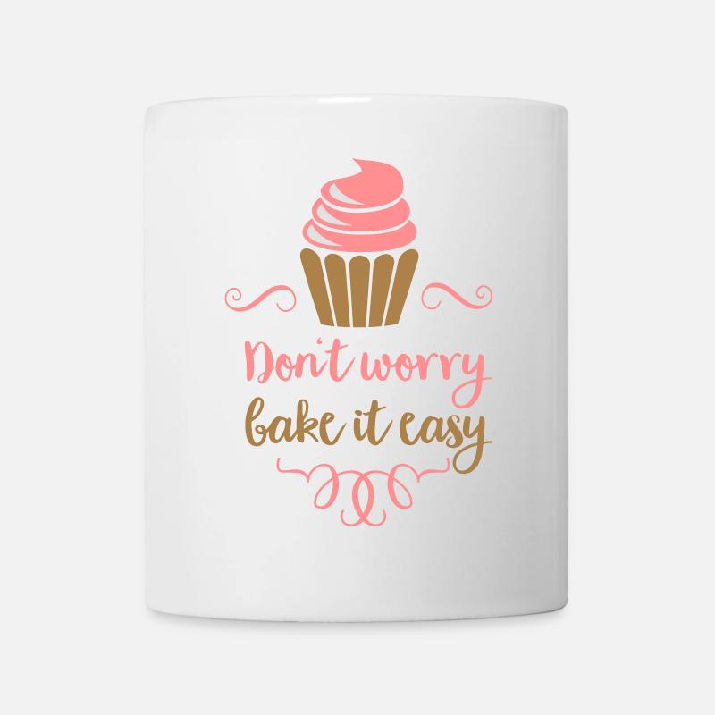backen - Tasse - Weiß
