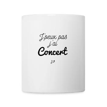 J'peux pas j'ai Concert - Mug blanc - blanc - Devant