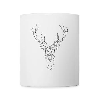 triangle Hirsch - Mug blanc - blanc - Devant