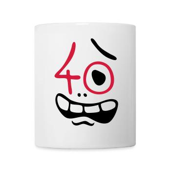 Uh oh, 40 years! - Mug - white - Front