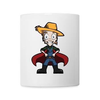 Laughing farmer - Mug - white - Front
