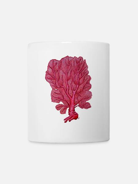 Corail - Venus Coral red - Coral Sea fans - Mug - white